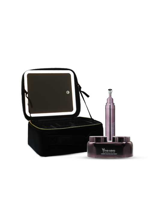 60 Second Eye Solution + Travel kit y Cosmetiquera de Regalo